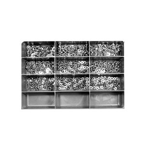 Self-Tapping Slotted Hex Screw With Fixed Washer Assortment 425 Pcs