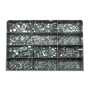 Hex Nut USS/SAE Grade 5 Zinc Assortment 850 Pcs