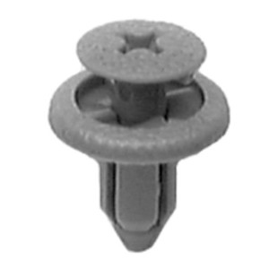 GM & Toyota 14 mm Rocker Panel Push-Type Retainer - Gray