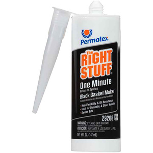 Permatex The Right Stuff Black 1 Minute Gasket Maker, 5oz