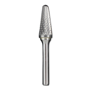 Ball Nosed Cone Carbide Bur 1/4" x 3"