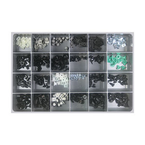 Screw And U-Nuts For A & B Clips Assortment 350 Pcs