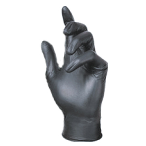 Nitrile Gloves - Premium Weight - Black (100/Box) - Medium