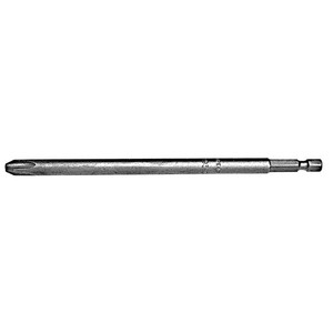 "Phillips Bit Hex 1/4 Inch , Tip #2, Length 6 Inch "