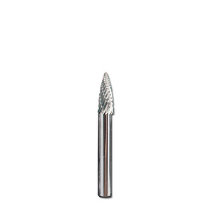 Tree Shaped Pointed Carbide Bur 1/4"x 2"