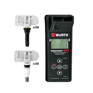 20 RUBBER 20 METAL DUAL FREQUENCY TPMS Sensors and Free Tool