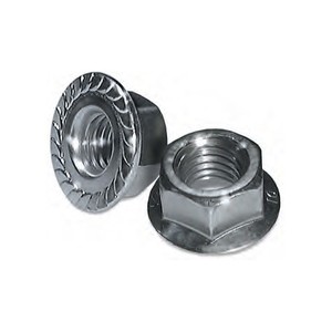 Hex Serrated Flange Nut 7/16