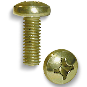 Machine Screw Pan Head Phillips Din7985 4.8 YelZinc 6X16