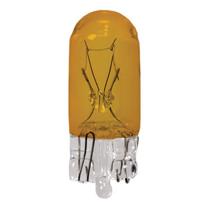 DURATEK Light Bulb 2827 (12V .4A T3-1/4 Wedge Base Amber)