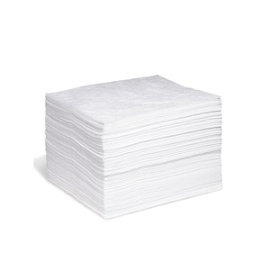 Sorbent Pads 15"x 18" Hvy Wgt Oil 100pk