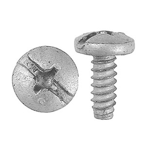 Duo-Drive Truss License Plate Screw #14X5/8 X14MM Head