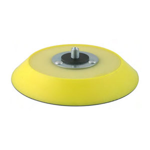 Backing Pad - Medium Riveted - Hook and Loop Fastener (HLF) - 5 Inch - No Hole - 5/16-24 Inch Male R