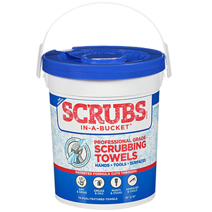 Permatex Scrubs in a Bucket, 72ct.
