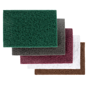 Hand Pad - 6 Inch x 9 Inch - Industrial Aluminum - Green Coarse