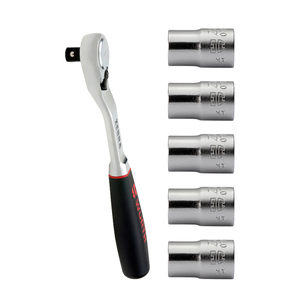 ZEBRA 1/4" Reversing Ratchet, Torx Socket New Customer Package 2