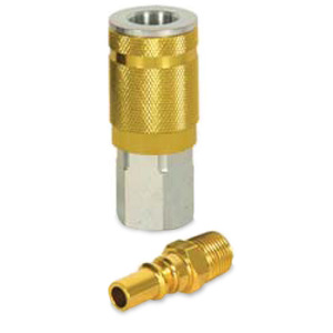 Type J 3/8 Inch  Gold Air Coupler Coupler Fnpt Aro