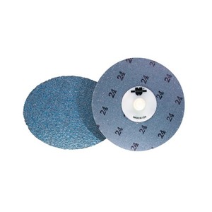 3 Inch  Blue Laminated Abrasive Disc 24 Grit