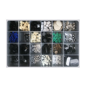 Plastic Retainer #3 A & B Clips Assortment 325 Pcs