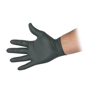 Nitrile Gloves - Classic Weight - Black  (100/Box) - Medium - Case Pack