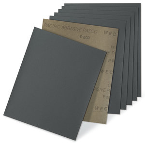 WSC Silicone Carbide Waterproof Paper Sanding Sheets-9 Inchx11 Inch-C Weight-Closed Coat-100 Grit