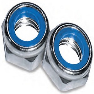Grade 2 Nylock Nylon Insert Jam Nut Zinc SAE 1/2 Inch