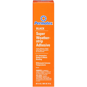 Permatex Super Black Weatherstrip Adhesive, 5 fl. oz