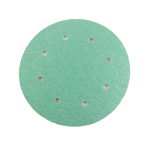 Emerald Line Sandpaper - Hook and Loop Fastener Film Disc - 8 Inch - 8 Hole - 120 Grit