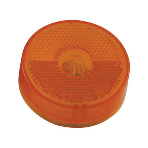 Amber Clearance/Reflector Marker 2 1/2" Round Incandescent