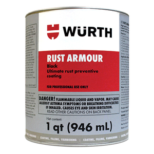 Rust Armour (Black) quart can