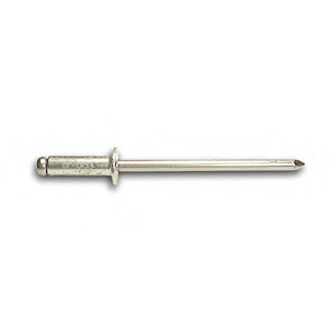 Button Head Rivet 3/16 Diameter Aluminum Body/Aluminum Mandrel Large Flange 1" L