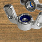 Nylon Insert Lock Wing Nuts