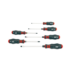 ZEBRA Screwdriver Set - Hexagon Blade - Phillips and Slotted Head - With Wrench Adapter- 6 Pieces (4