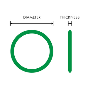 Green Nissan/Calsonic Captive Metric O-Ring