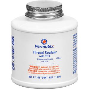 Permatex Pipe Thread Sealant with PFTE, 4fl.oz.