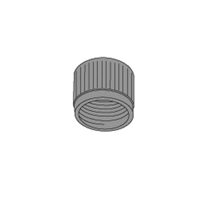 R12 1/4 Black Service Valve Cap